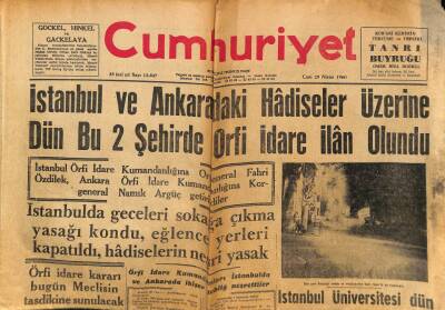 Cumhuriyet Gazetesi 29 Nisan 1960 - Cento Bakanlar Konseyi Toplandı GZ82598 - 1