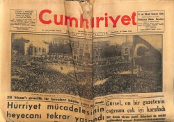 Cumhuriyet Gazetesi 29 Nisan 1961 - Gürsel 11 Gazetenin Çağrısını Çok İyi Karşıladı GZ103119 - 1
