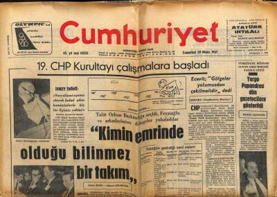 Cumhuriyet Gazetesi 29 Nisan 1967 - Türkiyeye Sığınan Yunan Eski Bakanı Parise Gitti GZ103017 - 2