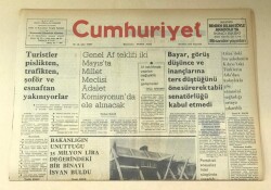 Cumhuriyet Gazetesi 29 Nisan 1974 GZ644 - 2