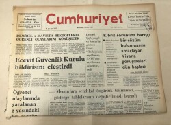 Cumhuriyet Gazetesi 29 Nisan 1975 GZ1613 - 2