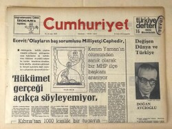 Cumhuriyet Gazetesi 29 Ocak 1975 GZ268 - 2