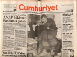 Cumhuriyet Gazetesi 29 Ocak 1992 - ANAP Hükümeti Saddama Çalıştı GZ72231 - 1
