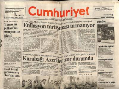 Cumhuriyet Gazetesi 29 Şubat 1992 - Özel Boğaziçi Lisesi Soyuldu GZ74701 - 1
