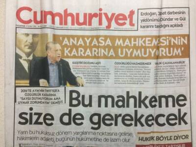 Cumhuriyet Gazetesi 29 Şubat 2016 - Bu Mahkeme Size de Gerekecek GZ29802 - 1