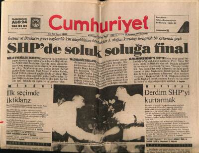 Cumhuriyet Gazetesi 29 Temmuz 1991 - Soydaş Devlet Babayı Arıyor GZ65160 - 1