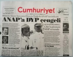 Cumhuriyet Gazetesi 29 Temmuz 1994 Çillerin Güvencesi MHP Ve Transfer - GZ44709 - 1