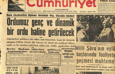 Cumhuriyet Gazetesi 3 Ağustos 1960 - THYnin 12 Milyon Benzin Borcu Var GZ110044 - 1