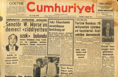 Cumhuriyet Gazetesi 3 Ağustos 1963 - Dr. Stephan Ward Ölüm Döşeğinde - Çocuk Felci Yaygın Hale Gelmeden Önlenecek GZ120727 - 1