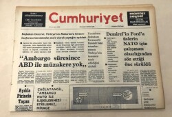 Cumhuriyet Gazetesi 3 Ağustos 1975 GZ1227 - 1
