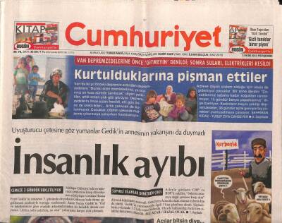 Cumhuriyet Gazetesi 3 Ekim 2013 - Pakette Aleviler Yok Sayıldı - Haberal 28 Ay Sonra Yemin Etti GZ95274 - 1