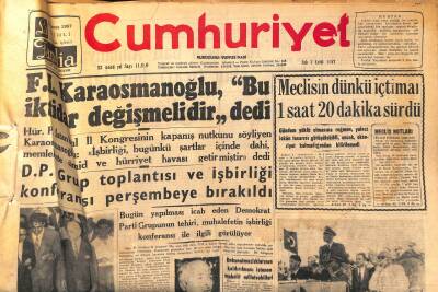 Cumhuriyet Gazetesi 3 Eylül 1957 - Dün Afgan Kralı Şerefine Askeri Bir Tatbikat Yapıldı GZ119670 - 1