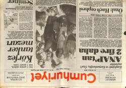 Cumhuriyet Gazetesi 3 Eylül 1987 - İran 5 Gemiye Saldırdı , Irak 3 Gemiyi Vurdu GZ62178 - 2