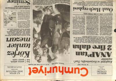 Cumhuriyet Gazetesi 3 Eylül 1987 - İran 5 Gemiye Saldırdı , Irak 3 Gemiyi Vurdu GZ62178 - 2