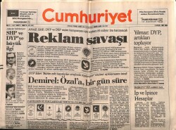 Cumhuriyet Gazetesi 3 Eylül 1991 - İstanbulun Eski Özelliklerini Yitiren Semti , Yeniden Düzenlenmeye Çalışılacak , Ortaköy Anılarda Kaldı GZ69651 - 2