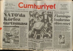 Cumhuriyet Gazetesi 3 Haziran 1987 - Natoda Körfez Tartışması GZ62156 - 1