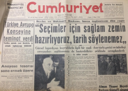 Cumhuriyet Gazetesi 3 Mart 1961 - Devlet Ve Hükümet Başkanı , Basın Toplantısını Dün Yaptı - GZ12603 - 2