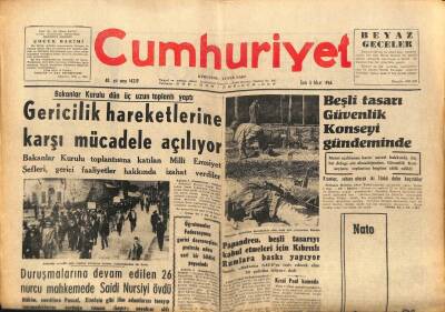 Cumhuriyet Gazetesi 3 Mart 1964 - 23 Yıldan Beri Uyumayan Bir Adam Londra`da Yaşıyor GZ88011 - 1