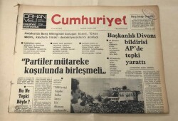 Cumhuriyet Gazetesi 3 Mart 1975 GZ1556 - 1