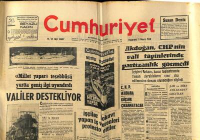Cumhuriyet Gazetesi 3 Mayıs 1965 - Amerika Dominike 2000 Asker Daha Gönderiyor..Ümit Milli Takımı Protesto Edildi GZ59013 - 1