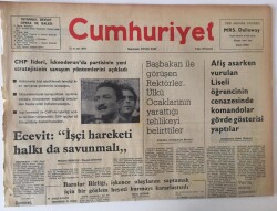 Cumhuriyet Gazetesi 3 Mayıs 1976 - Başbakan İle Görüşen Rektörler Ülkü Ocaklarının Yarattığı Tehlikeyi Belirttiler GZ13659 - 2
