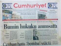 Cumhuriyet Gazetesi - 3 Mayıs 2005 - Ceyhan Hattı Bomba Yüklü, Öcalan İçin Karar 12 Mayısta GZ43476 - 2