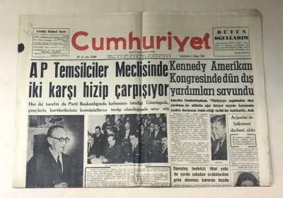 Cumhuriyet Gazetesi 3 Nisan 1963 GZ792 - 1