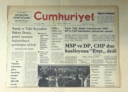 Cumhuriyet Gazetesi 3 Ocak 1974 GZ465 - 1