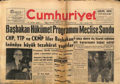 Cumhuriyet Gazetesi 3 Temmuz 1962 - Dün Muhtelif Sinemalardan 99 Çocuk Toplandı GZ88411 - 1