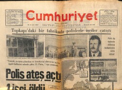 Cumhuriyet Gazetesi 30 Aralık 1969 - Topkapıdaki Bir Fabrikada Polislerle İşçiler Çatıştı GZ103442 - 2