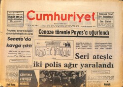 Cumhuriyet Gazetesi 30 Aralık 1970 - Buca Belediye Başkanının Görevi İptal Edildi - Senato'da Kavga Çıktı GZ161202 - Gökçekoleksiyon