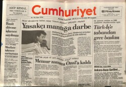 Cumhuriyet Gazetesi 30 Aralık 1987 - Peruda Barış İçin Saygı Duruşu GZ70339 - 2
