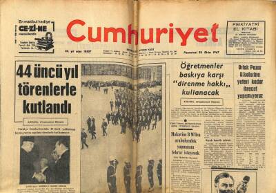 Cumhuriyet Gazetesi 30 Ekim 1967 - Natonun Askeri Oyunları GZ59033 - 1
