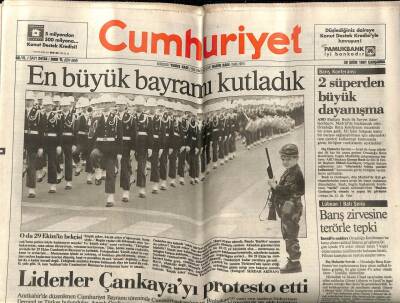 Cumhuriyet Gazetesi 30 Ekim 1991 - Doğum Günü Hediyesi GZ56942 - 1