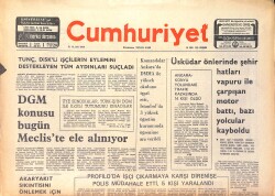 Cumhuriyet Gazetesi 30 Eylül 1976 - DGM Konusu Bugün Meclis'te Ele Alınıyor - Aliağa Rafinerisinde Asfalt Ve Oil Birimlerinin Donduğu Bildiriliyor GZ161133 - Gökçekoleksiyon