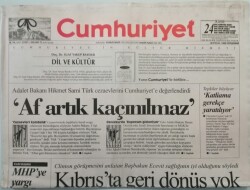 Cumhuriyet Gazetesi 30 Eylül 1999 Suriye İle İlişkilerde Yunan Modeli - GZ44705 - 2
