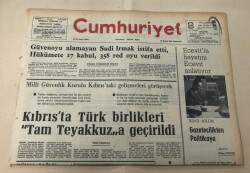 Cumhuriyet Gazetesi 30 Kasım 1974 GZ1406 - 2