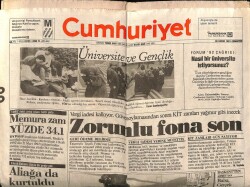 Cumhuriyet Gazetesi 30 Kasım 1991 - Boğazda Koyun Avı Sürüyor GZ69650 - 1