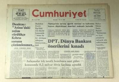 Cumhuriyet Gazetesi 30 Mart 1974 GZ614 - 2