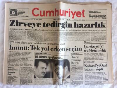 Cumhuriyet Gazetesi 30 Mart 1990 - İstanbul Sinemayla Şenleniyor GZ73005 - 1