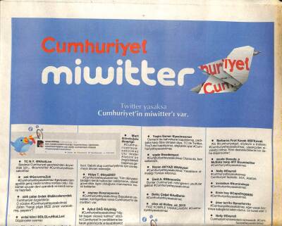 Cumhuriyet Gazetesi 30 Mart 2014 - Kızıldere Katliamı Unutulmadı - Fenerbahçe Voleybol Şampiyonu GZ98781 - 1