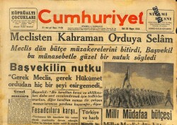 Cumhuriyet Gazetesi 30 Mayıs 1944 - Sümerbank Sergisi Dün Merasimle Açıldı GZ100966 - 1