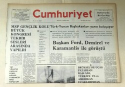 Cumhuriyet Gazetesi 30 Mayıs 1975 GZ555 - 1