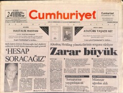 Cumhuriyet Gazetesi 30 Mayıs 2000 - Galatasaray'da Operasyonu - Futbolda Trilyon Devri GZ2997 - Gökçekoleksiyon