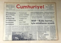 Cumhuriyet Gazetesi 30 Ocak 1976 GZ496 - 2