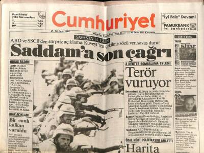 Cumhuriyet Gazetesi 30 Ocak 1991 - Doğum Günü Hediyesi GZ55486 - 1
