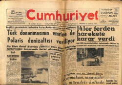 Cumhuriyet Gazetesi 30 Temmuz 1962 - Türk Donanmasının Emrine Polaris Denizaltı Veriliyor GZ103102 - 1