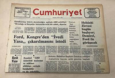 Cumhuriyet Gazetesi 30 Temmuz 1975 GZ1223 - 1