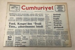 Cumhuriyet Gazetesi 30 Temmuz 1975 GZ1223 - 2