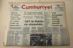 Cumhuriyet Gazetesi 31 Aralık 1974 GZ1434 - 1